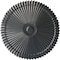 Ekena Millwork Shakuras Ceiling Medallion (Fits Canopies up to 5"), Hand-Painted Pewter, 24"OD x 3"P CM24SHPES - alternate 1